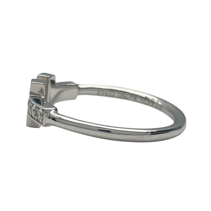Tiffany & Co. T Wire Diamond Ring in 18K White Gold