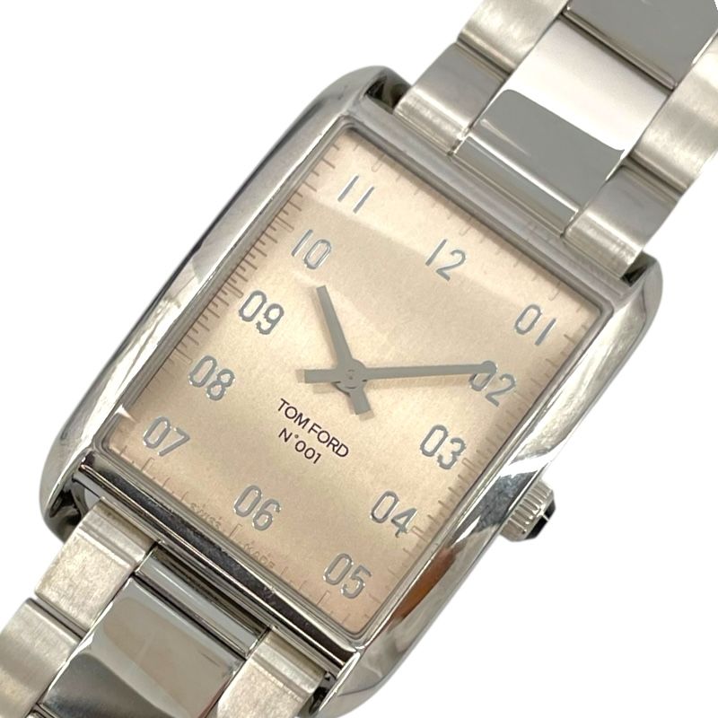 TOM FORD N.001 Japan Limited Color Edition Silver Quartz Watch