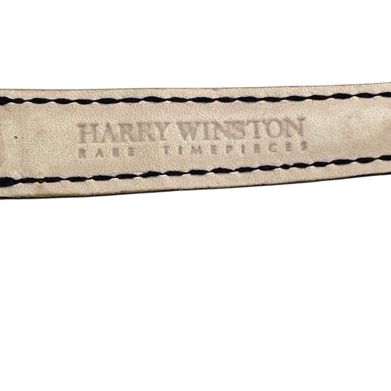 HARRY WINSTON Avenue White Shell K18PG Quartz Ladies Watch