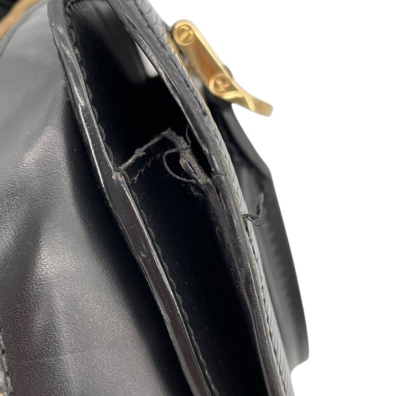 Louis Vuitton Ponnuif Handbag in Black Epi Leather - Timeless Elegance