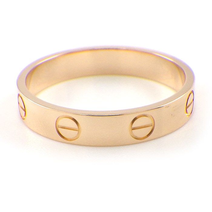 Cartier Love Ring Small Model K18 Pink Gold - Size 15