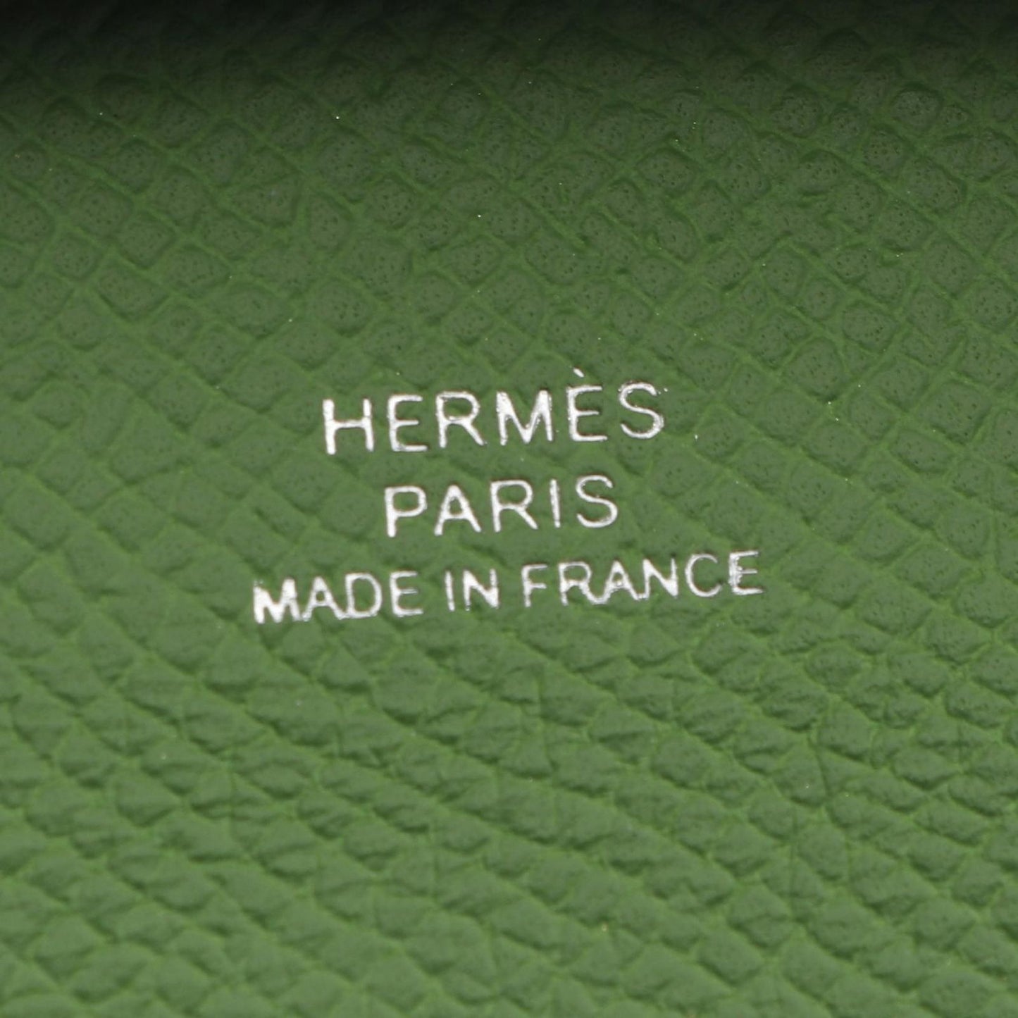 HERMES Bastia Vert Fizz/Vert Yuka Coin Case - Unused Luxury Accessory