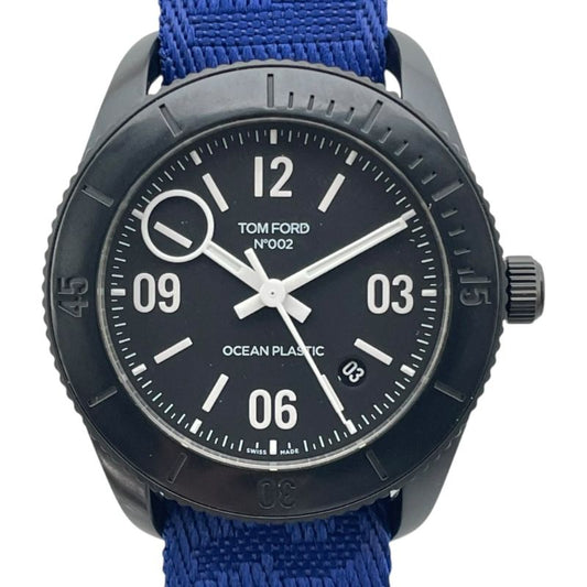 TOM FORD N.002 Ocean Plastic Automatic Men's Watch - Black