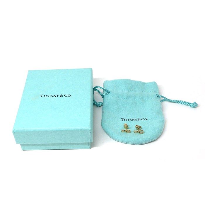 Tiffany & Co. Infinity Earrings in K18 Pink Gold - Exquisite Craftsmanship
