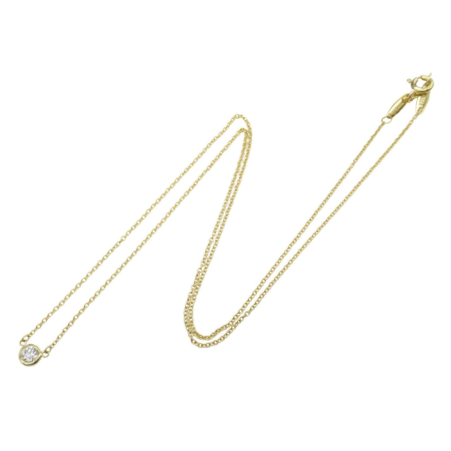 TIFFANY & CO. By The Yard Necklace in 18K Yellow Gold with Diamonds