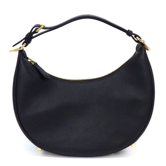 Fendi Graffiti Small Shoulder Bag - Black Calfskin Elegance