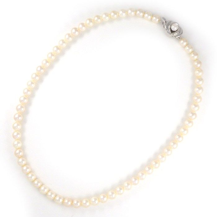 TASAKI Pearl Necklace in Silver 925 - Exquisite Craftsmanship