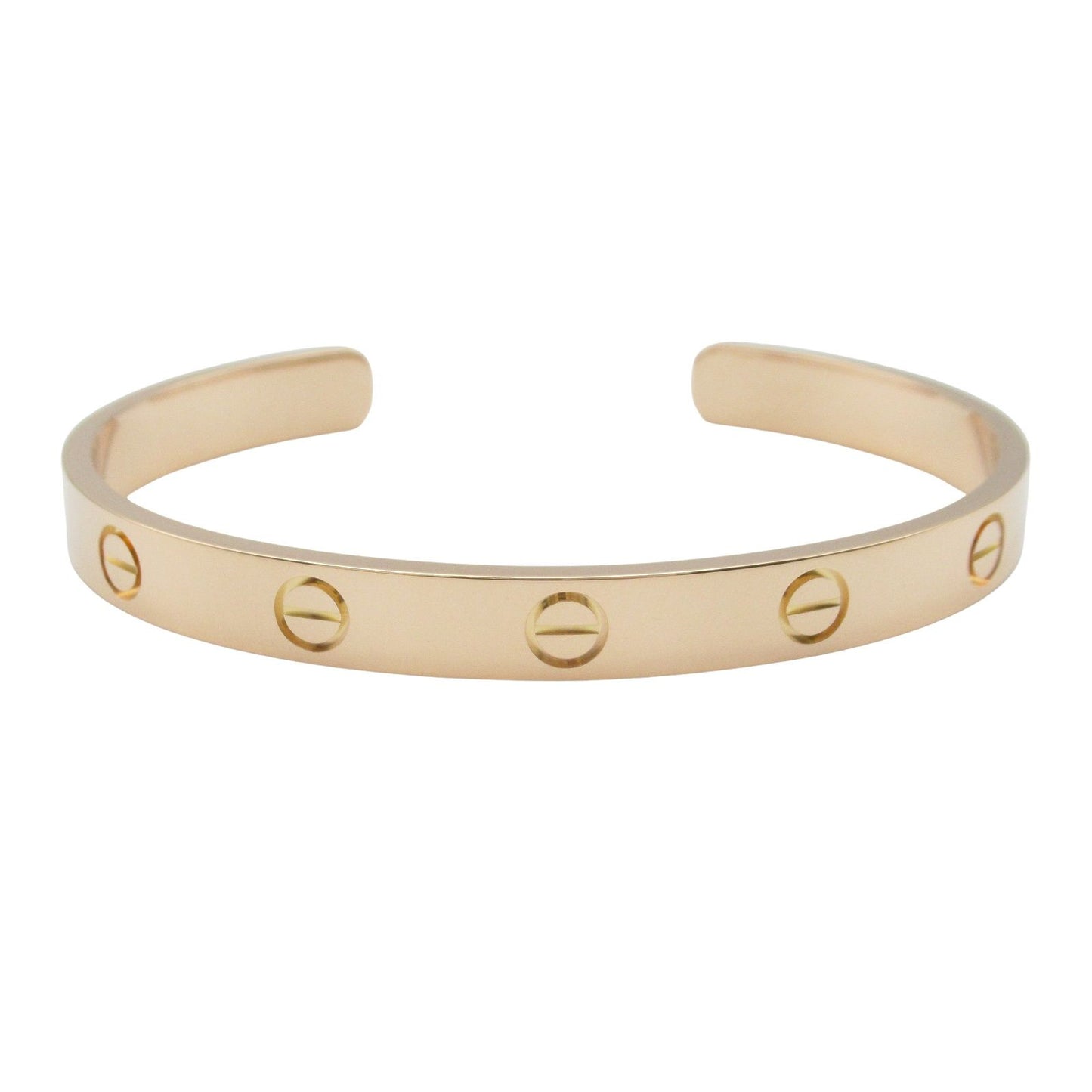 CARTIER Open Love Bracelet in K18 Pink Gold - Timeless Elegance