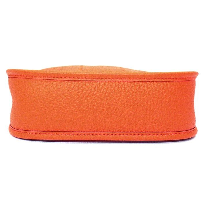 HERMES Evelyne TPM Shoulder Bag - 2024 Orange Minian with Gold Hardware