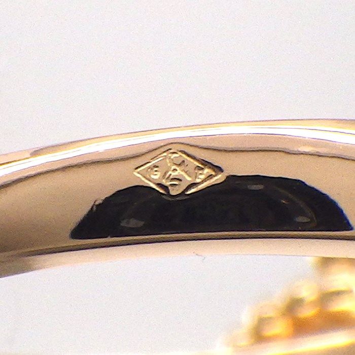 Van Cleef & Arpels Vintage Alhambra Ring with Diamonds - 0.48ct