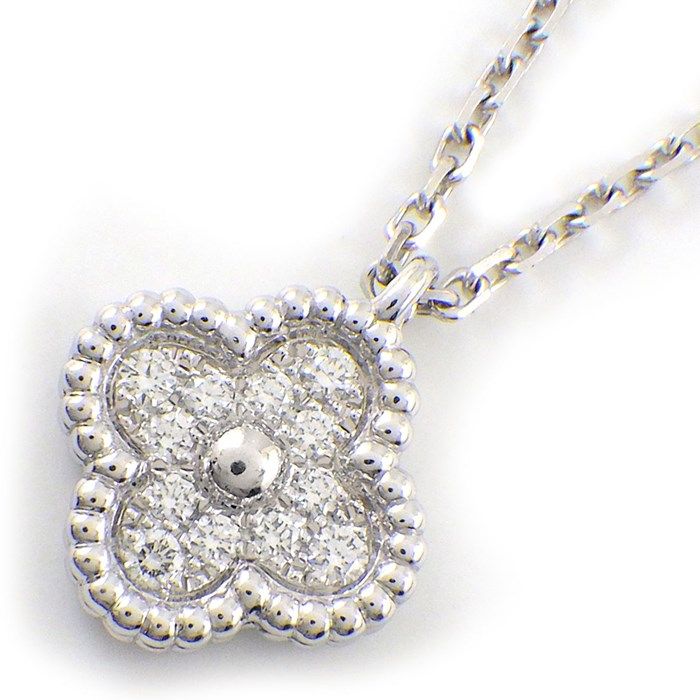 Van Cleef & Arpels Sweet Alhambra Necklace with Diamonds