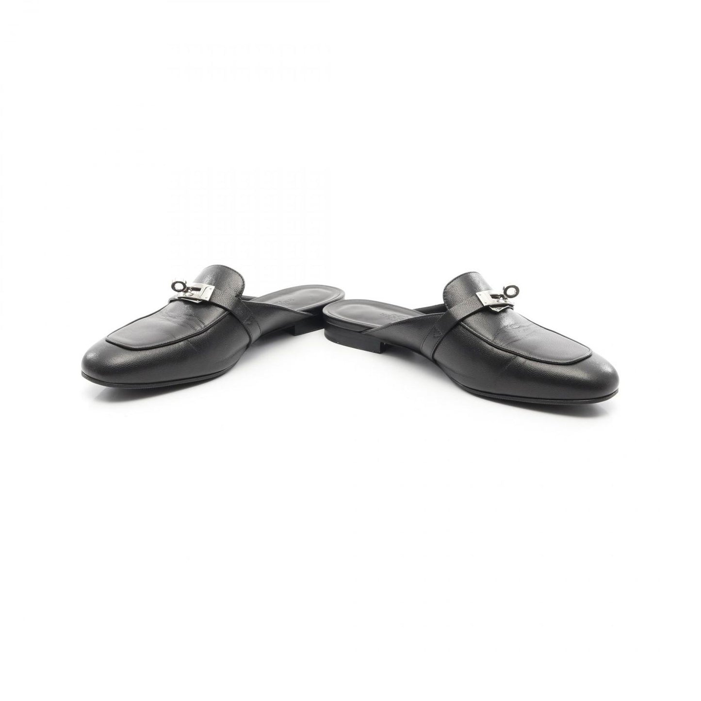 HERMES Oz Kelly Buckle Sandals - Elegant Black 38.5