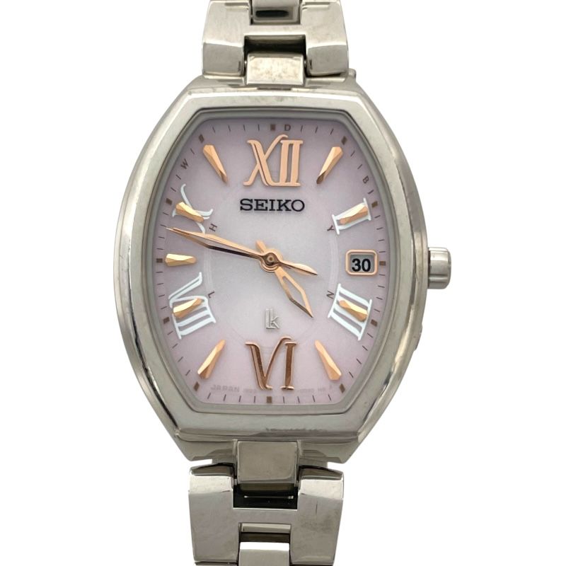 SEIKO LUKIA SSQW025 Pink Titanium Solar Women's Watch