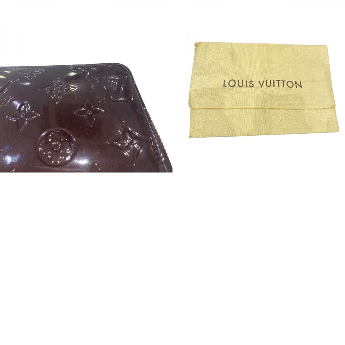 Louis Vuitton Zippy Wallet M93522 in Bordeaux Monogram Vernis
