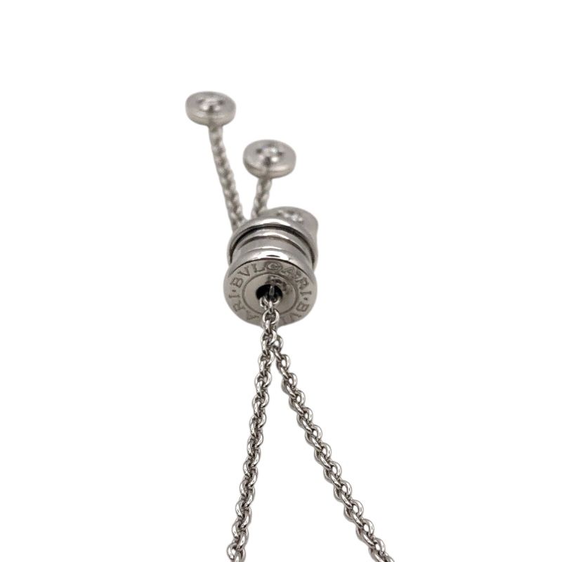BVLGARI B.zero1 Element Necklace in 18K White Gold with Diamonds