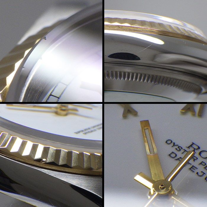 Rolex Datejust 16233 - 1991 White Dial, Fluted Bezel, Jubilee Bracelet