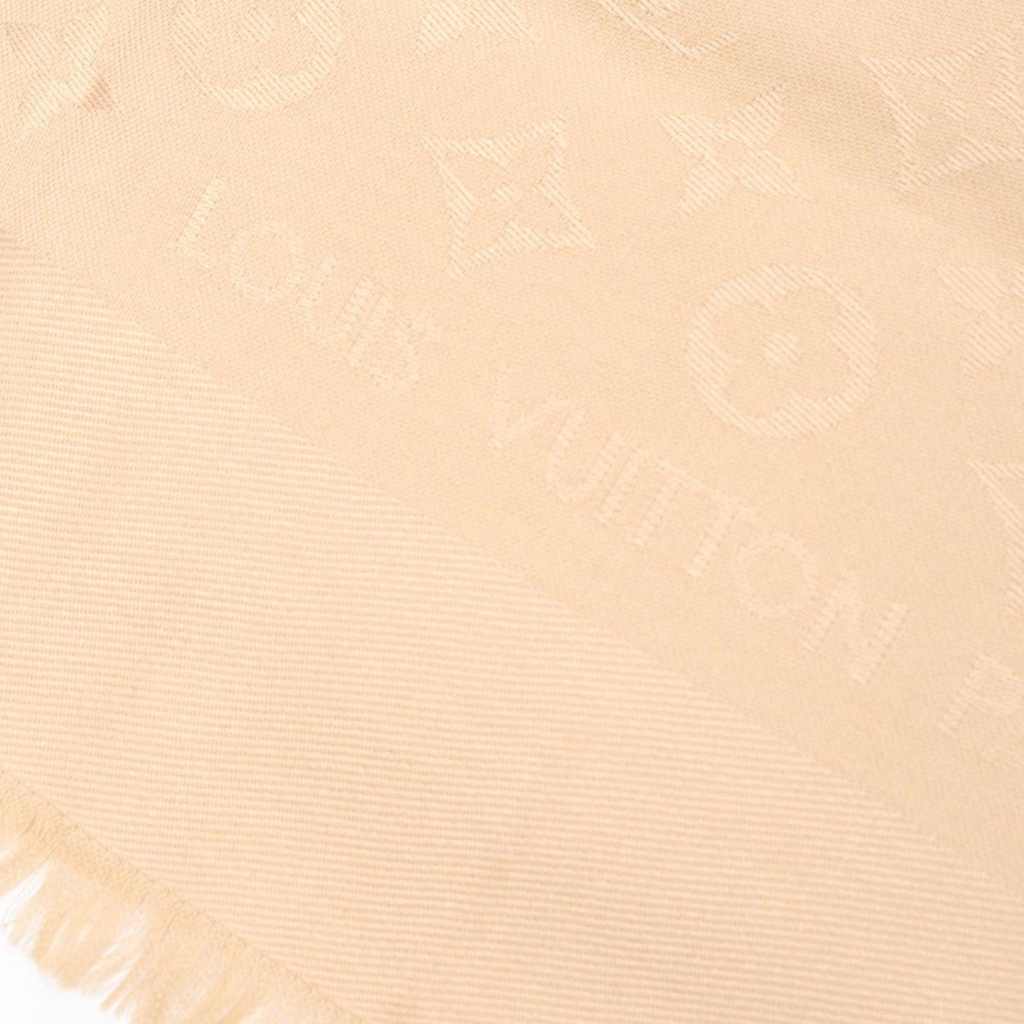 Louis Vuitton Monogram Silk Wool Shawl - Timeless Elegance