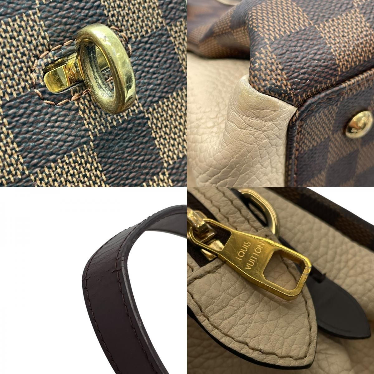 Louis Vuitton Normandy N44028 Brown Damier Canvas Handbag