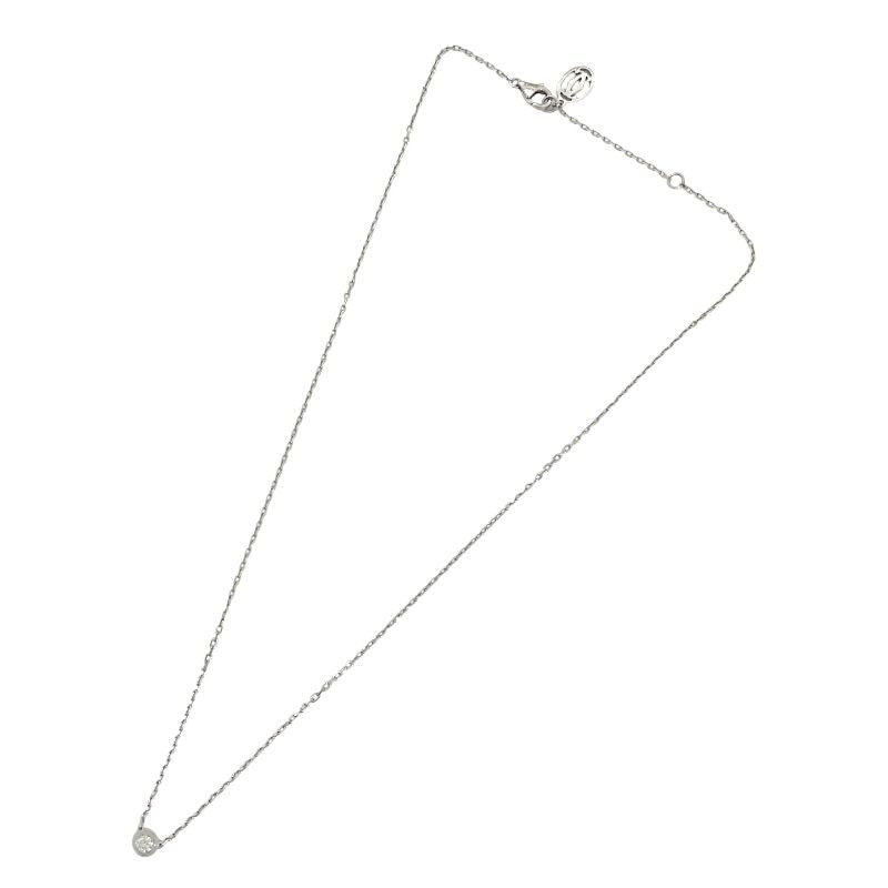 Cartier Amour Necklace in K18 White Gold with Diamonds