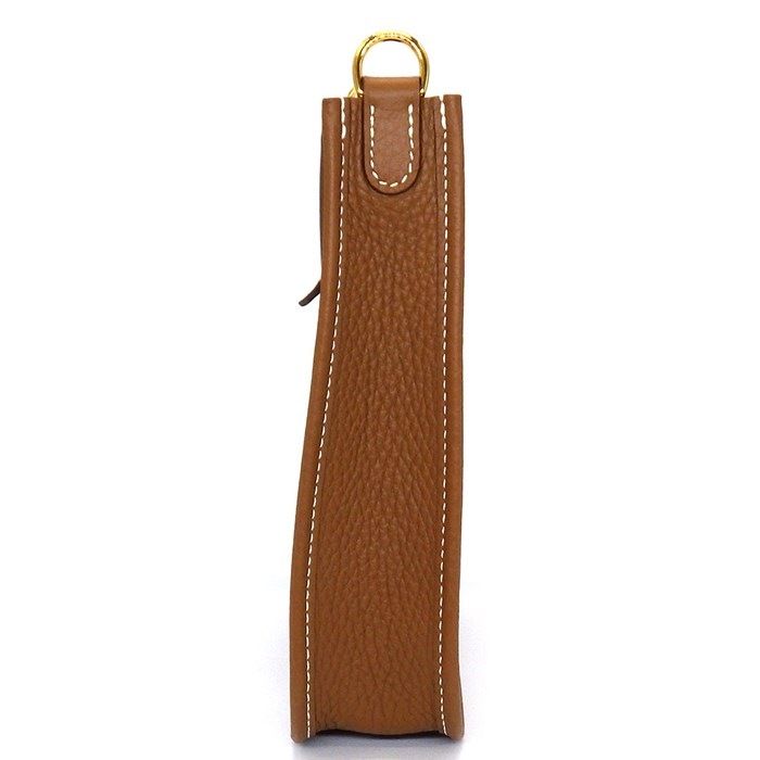 HERMES Evelyne TPM Shoulder Bag - 2024 Gold Togo Leather