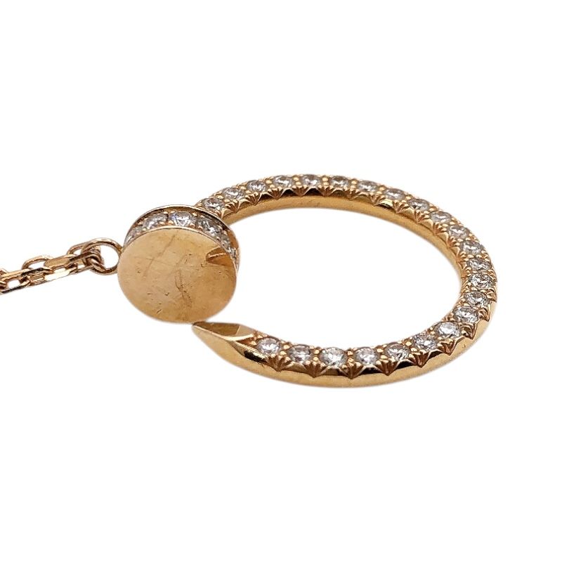 Cartier Juste un Clou Diamond Necklace in 18K Pink Gold