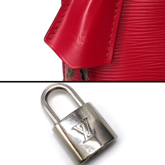 Louis Vuitton Alma BB Handbag in Fuchsia Epi Leather - Exquisite Craftsmanship