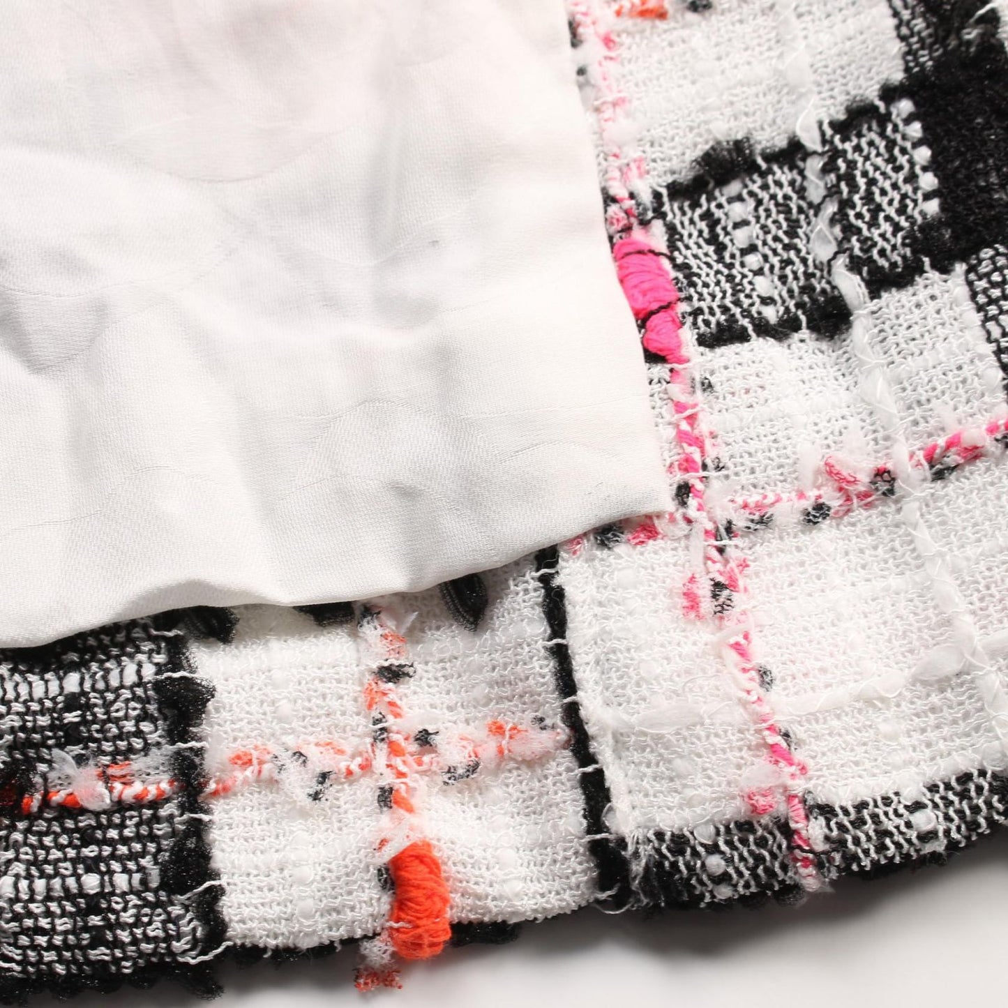 CHANEL Tweed Dress in White & Multicolor - Timeless Elegance