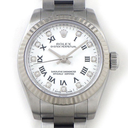 Rolex Datejust 176234G - 2006, Diamond Index, White Dial