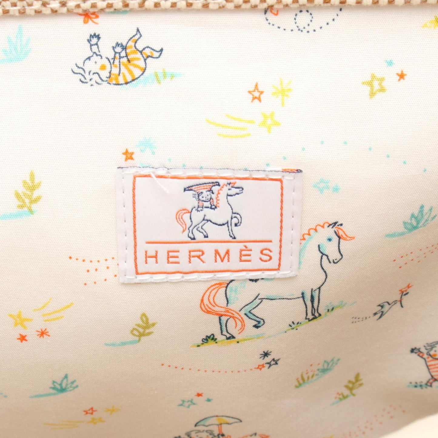 HERMES Cabriole Tote Bag - Exquisite Brown Canvas Luxury