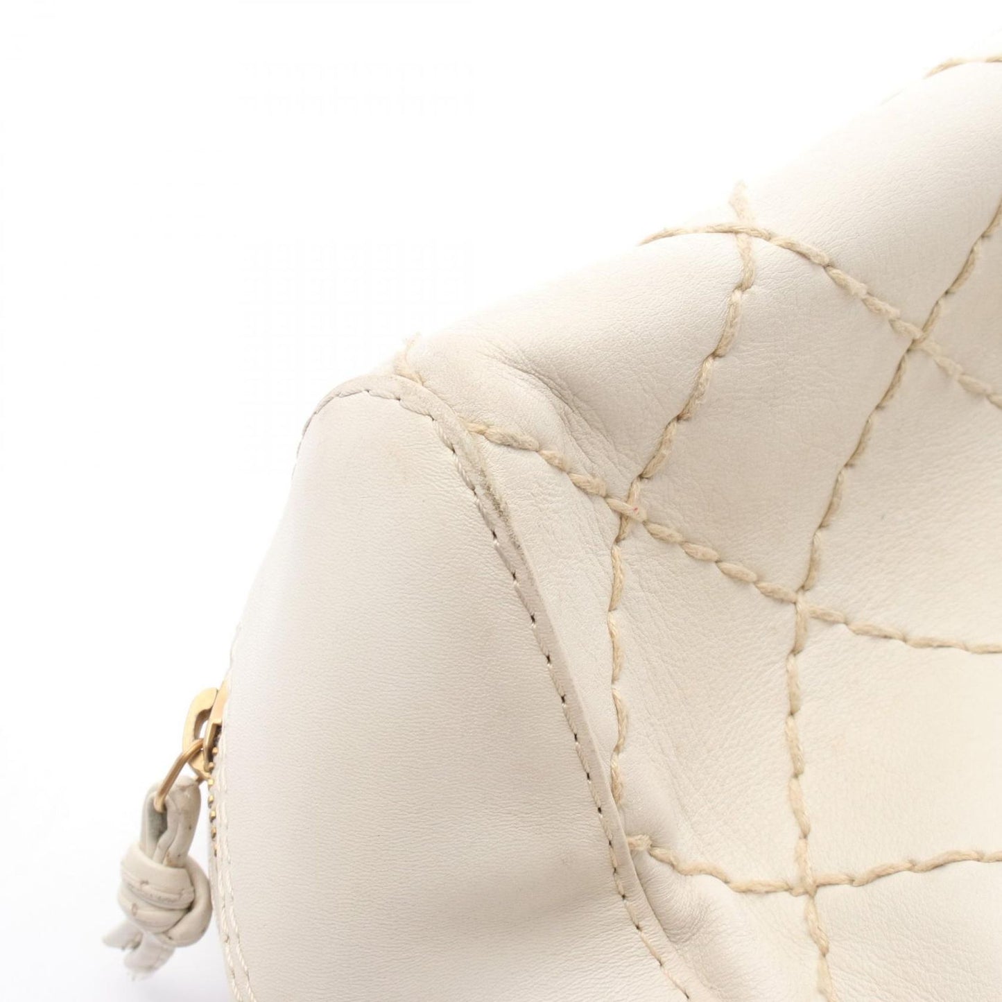 CHANEL Wild Stitch Handbag - Exquisite White Leather Luxury
