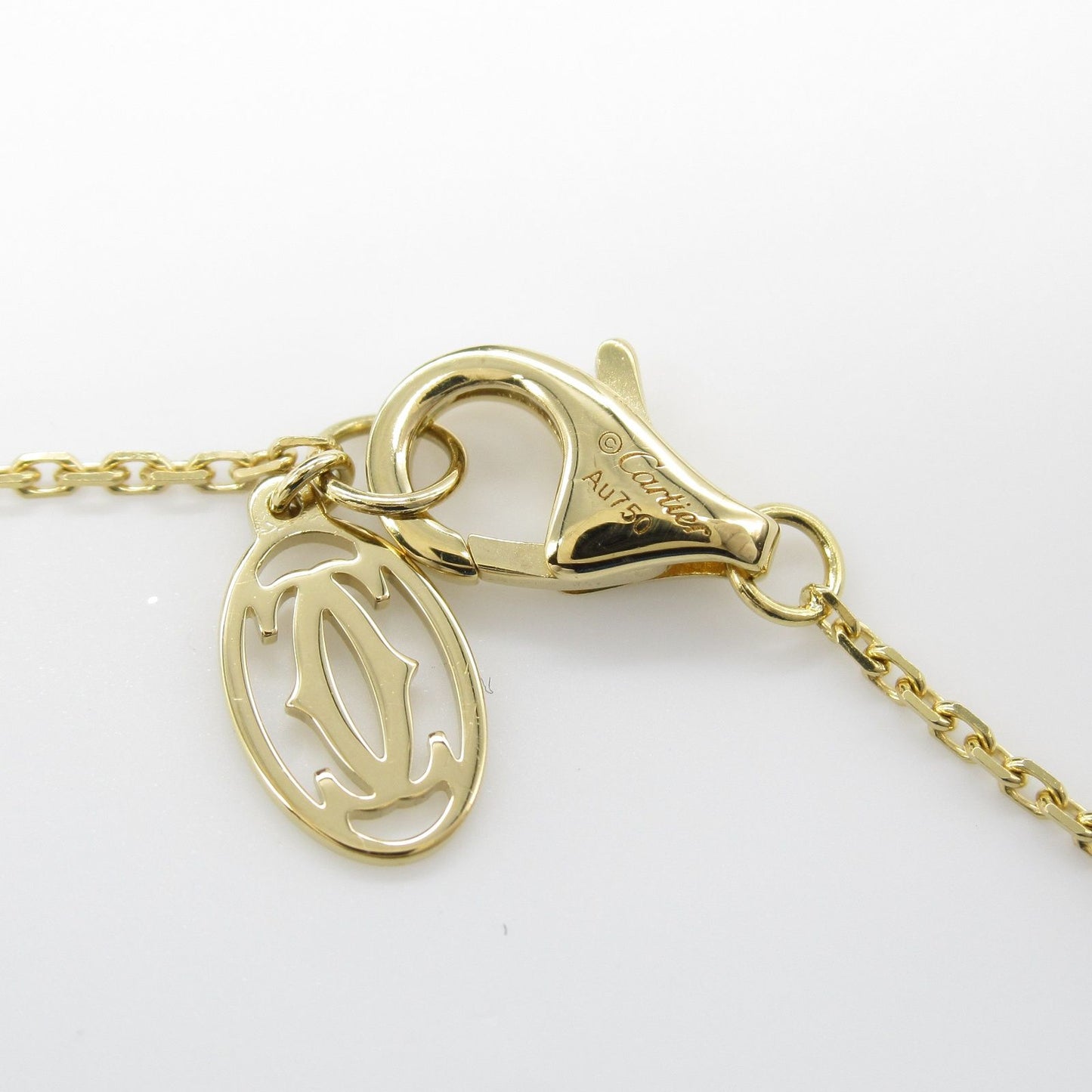 CARTIER Amour Necklace in 18K Yellow Gold with Diamonds