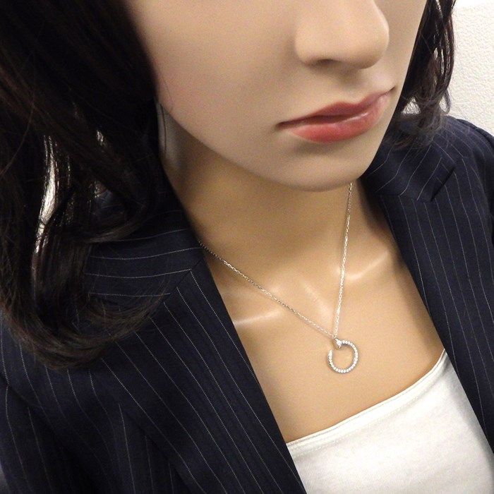 Cartier Juste un Clou Necklace with 0.38ct Diamonds in K18WG