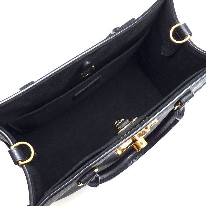 Louis Vuitton Lock & Go Lockme Handbag in Noir - Exquisite Craftsmanship