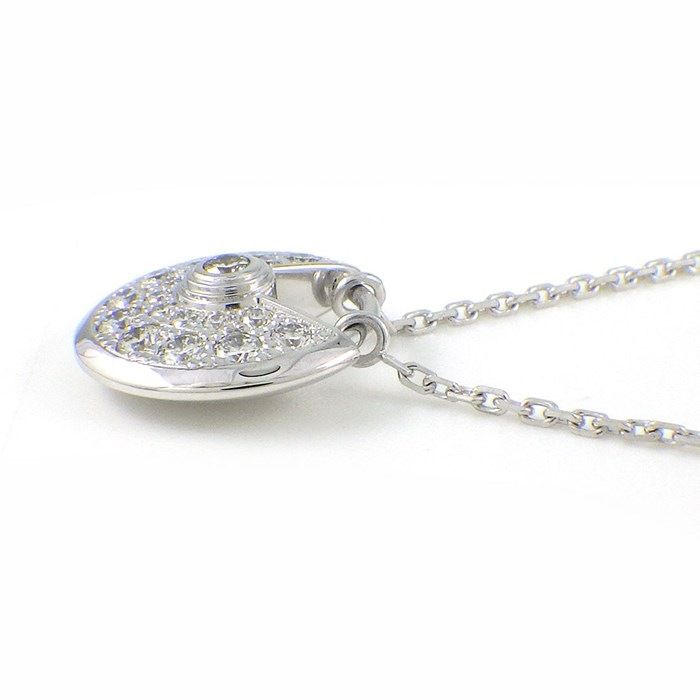 Cartier Amulette XS Diamond Necklace in K18 White Gold