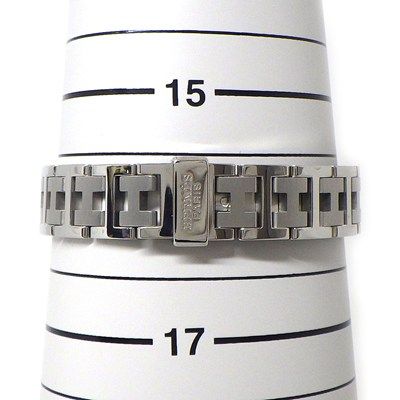 HERMES Clipper CL4.210 Date Watch with Sunray Gray Dial