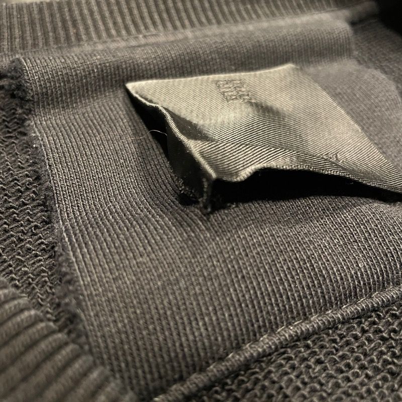 Givenchy Logo Print Sweatshirt in Black Cotton - Men's L