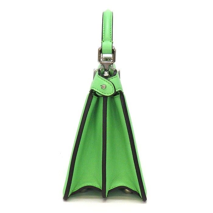 Fendi Peekaboo I See You Petite Handbag in Green Nappa Leather