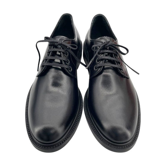 LOEWE Black Leather Oxford Shoes for Women - Timeless Elegance