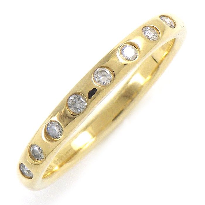 Tiffany & Co. 8-Point Diamond Stacking Band Ring in 18K Yellow Gold