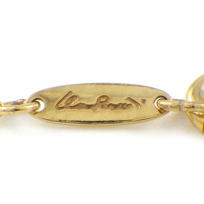 Tiffany & Co. Quadrofoglio Clover Motif Necklace in K18 Yellow Gold