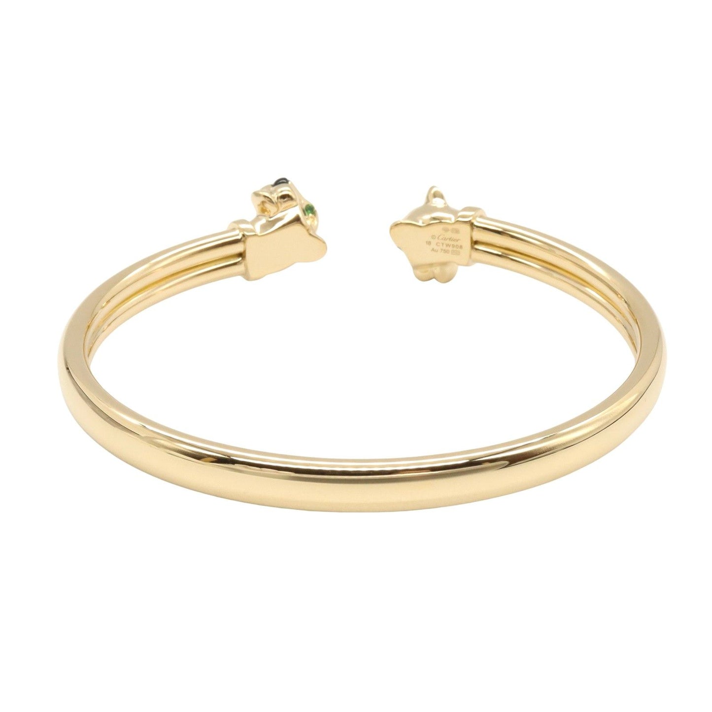 CARTIER Panthère Bracelet with Tsavorite and Onyx in 18K Pink Gold