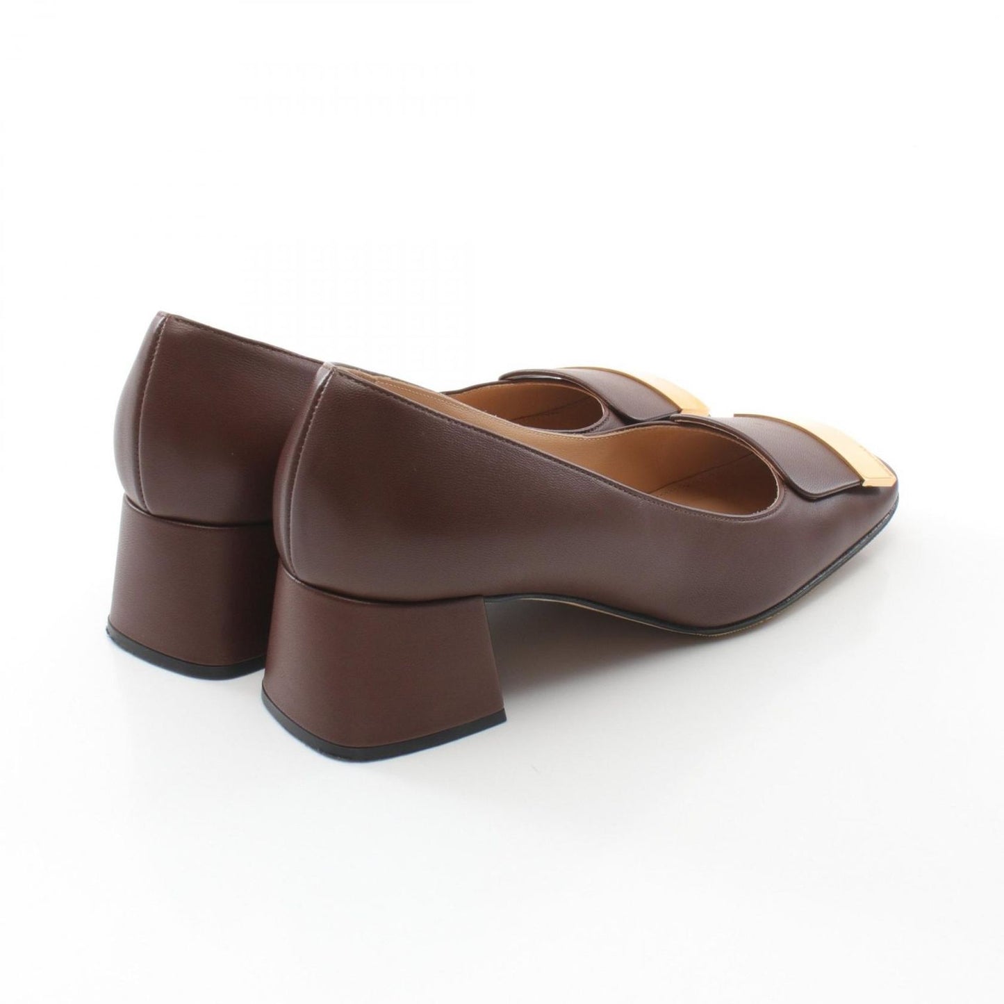 Sergio Rossi Brown Leather Pumps - Timeless Elegance