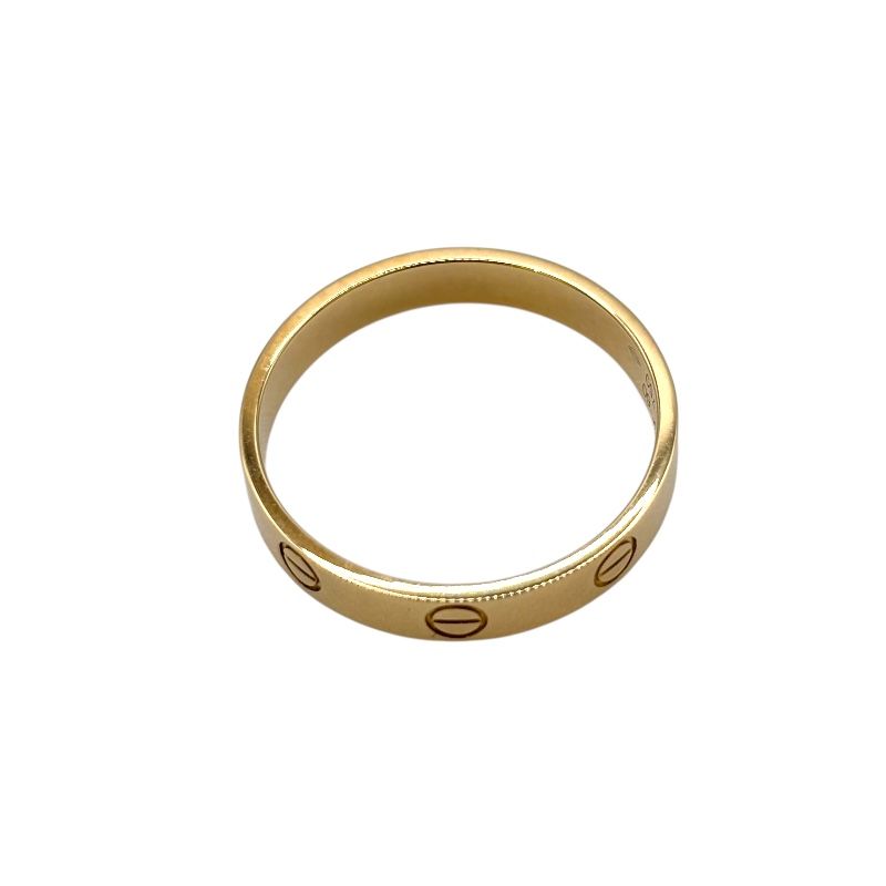 Cartier Mini Love Ring in K18 Yellow Gold - Timeless Elegance