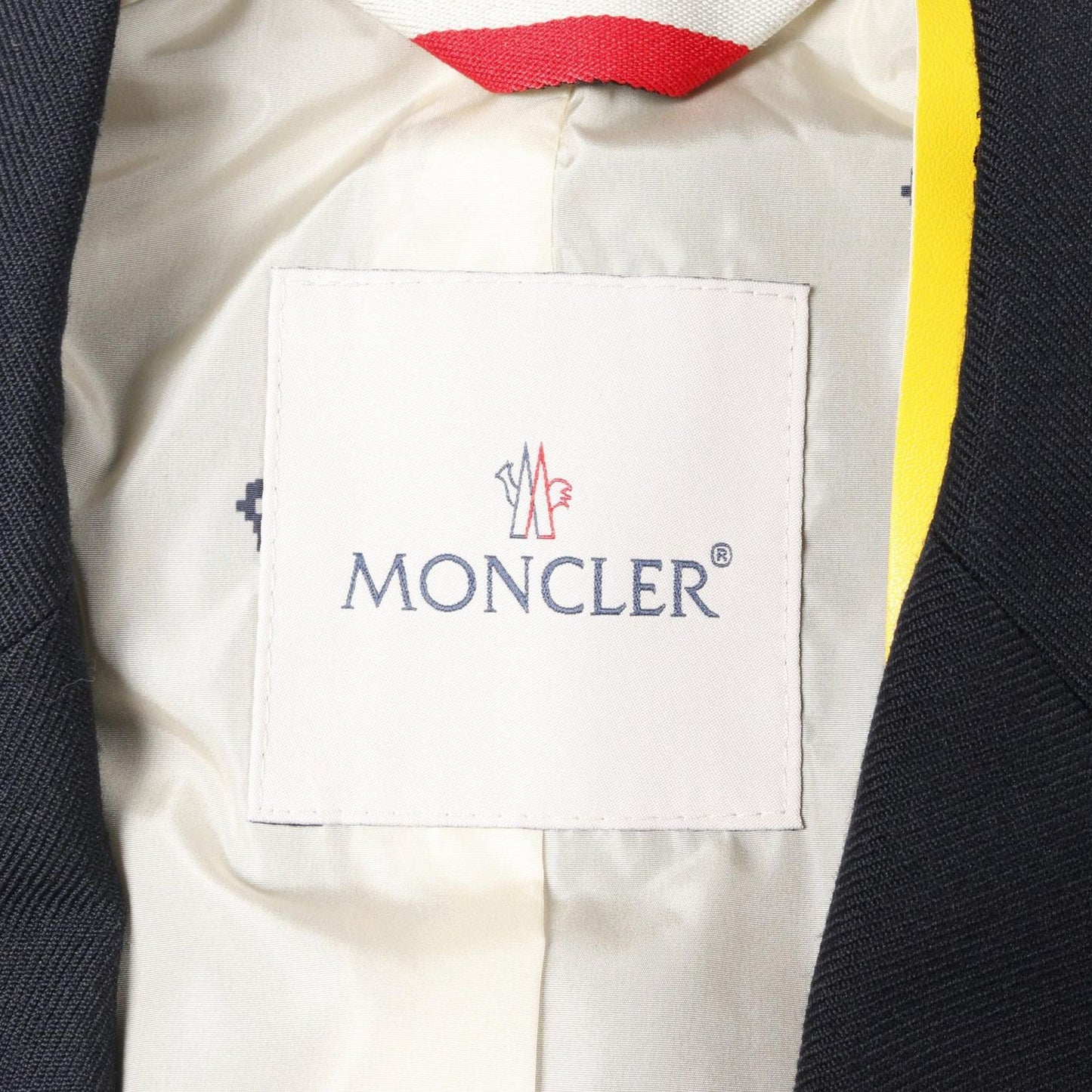 MONCLER Genius 2 1952 Creil Tailored Jacket in Navy Wool