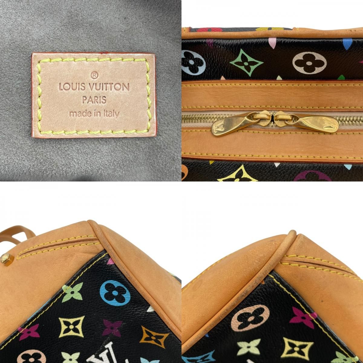 Louis Vuitton Claudia M40195 Noir Monogram Multicolor Handbag