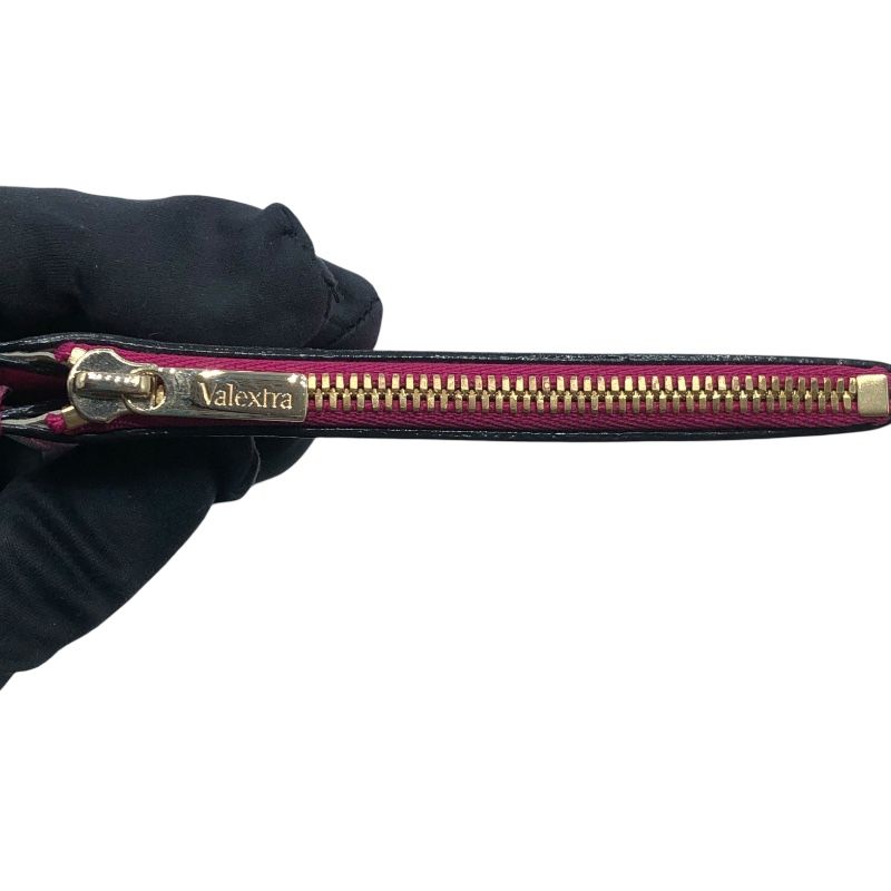 VALEXTRA Magenta Fragment Case with Gold Hardware - Exquisite Craftsmanship