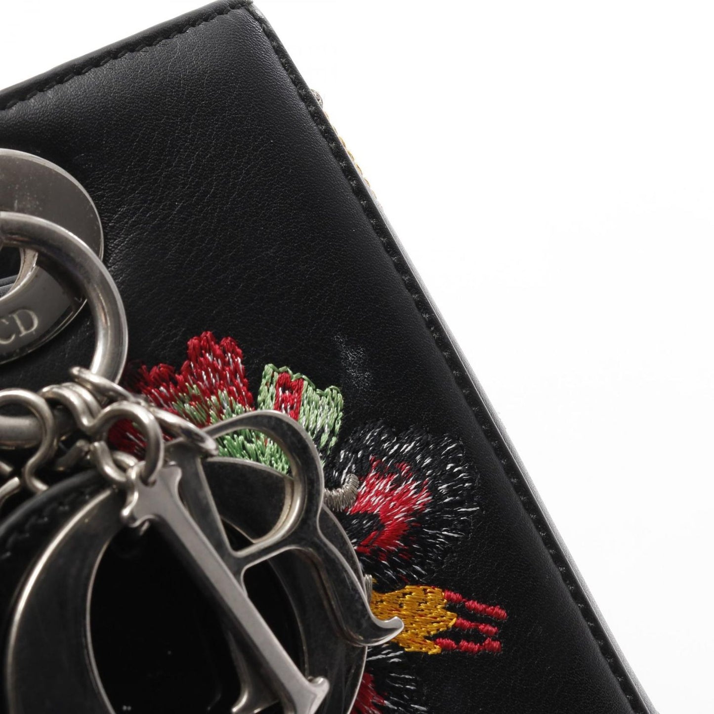 Dior Lady Dior Handbag in Black & Multi Leather - Timeless Elegance