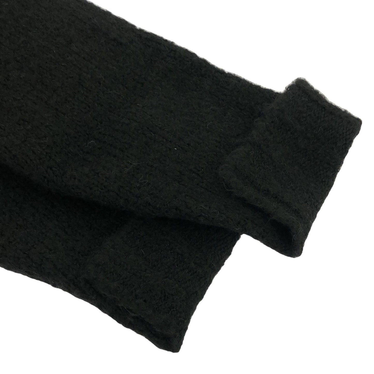 MM6 Black Knit Sweater - Timeless Elegance for the Modern Woman