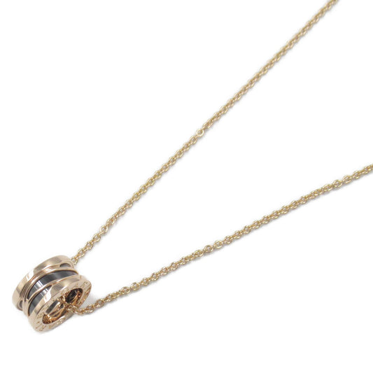 BVLGARI B-zero1 Ceramic Necklace in K18 Pink Gold