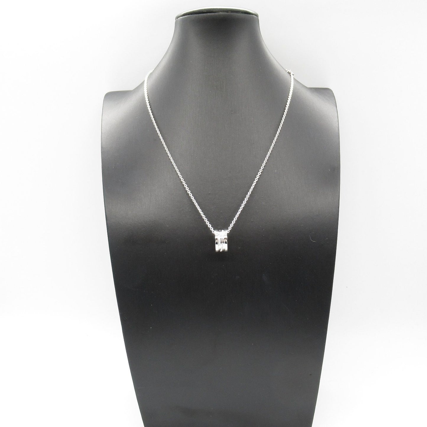 BVLGARI B-zero1 Diamond Necklace in 18K White Gold